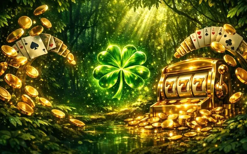 Prelievo Verde Casino - bosco magico con simboli di vincita
